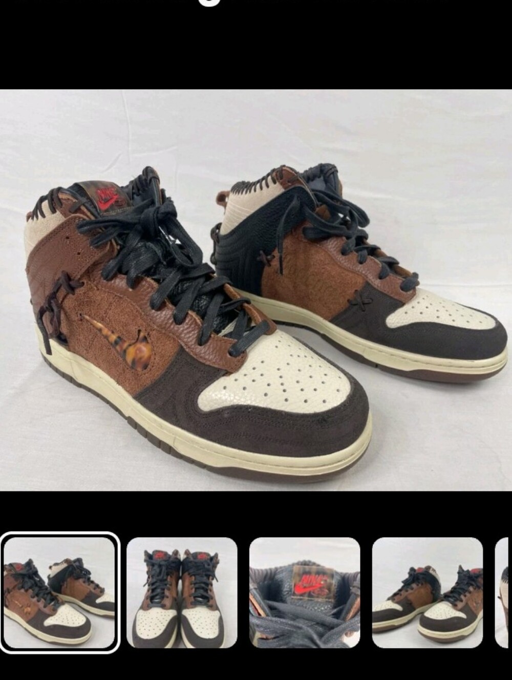 Nike Dunk Hight Tops Mens Size 10 With Box Worn Once
